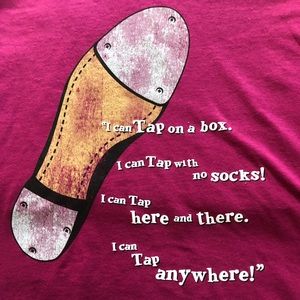 Unisex Tap Dance T-shirts for Adults